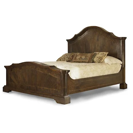 Queen Size Lucera Mahogany Bed